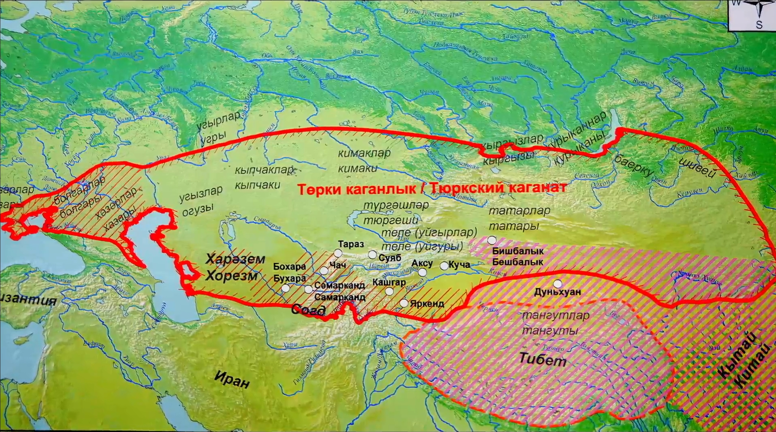 Распад каганата. Киргизский каганат территория. Тюркский каганат(vi-VII ВВ.):. Уйгурский каганат территория. Великий тюркский каганат карта.